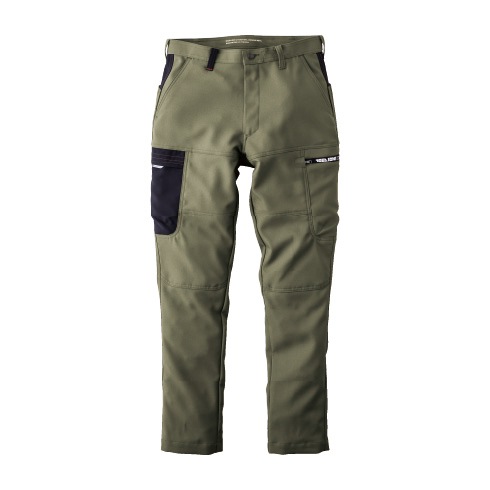 寅壱 7030-219 カーゴパンツ 秋冬 速乾性 制電 裏綿 再帰性反射 2025