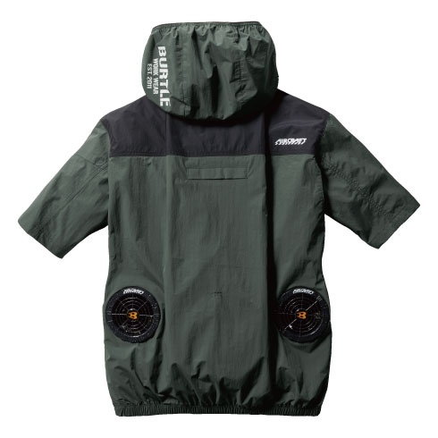 バートル 半袖空調服 XLサイズと24V ファンユニット&バッテリーセット バートル AC1156 半袖ファン付き作業服セット ファン