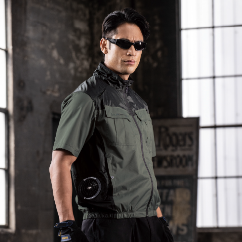 コーコー コーコス信岡 G-4040 空調風神服 ボルトクール 半袖ブルゾン