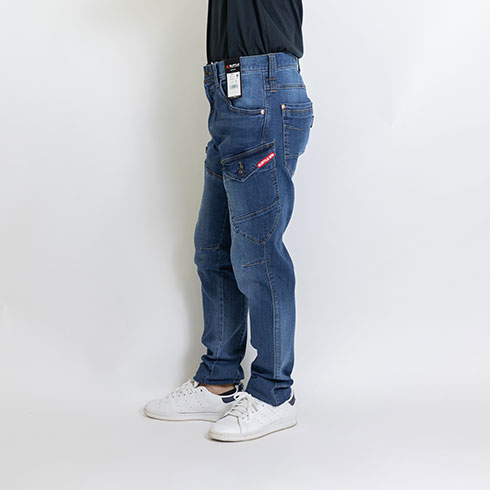 バートル 5002 カーゴパンツ 秋冬 ストレッチ デニム素材 ユニセックス