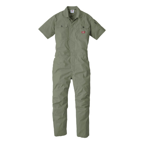 ディッキーズ Dickies D-749 半袖つなぎ ストレッチ 反射材付き 2022新