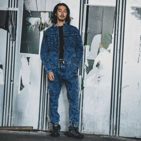 寅壱 8922-124 デニム長袖ブルゾン オールシーズン ストレッチ 2024