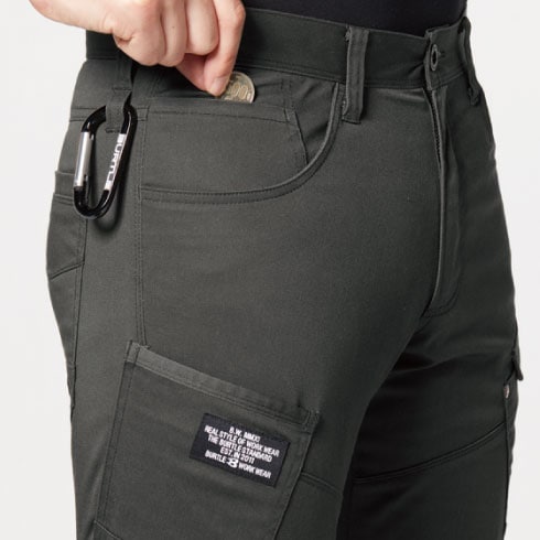 バートル 662 カーゴパンツ オールシーズン 防縮加工 ストレッチ ユニ