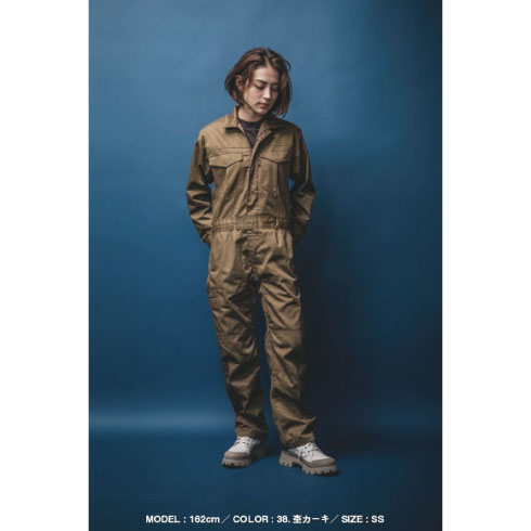 グレースエンジニアーズ GE-430 つなぎ 長袖 続服 ワンプリーツ