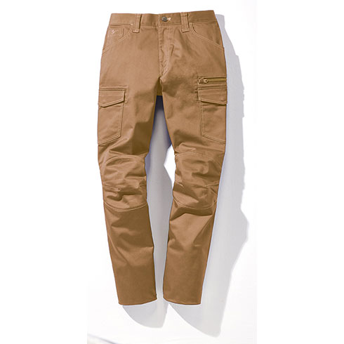 自重堂 JICHODO 52502 秋冬 ノータックカーゴパンツ ストレッチ