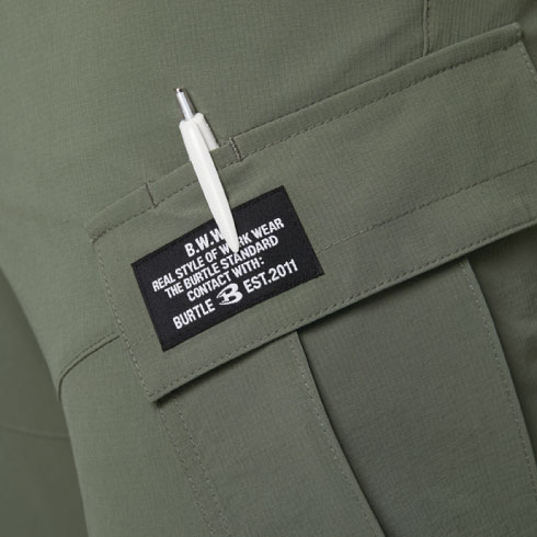 バートル 407 ショートカーゴパンツ 春夏 接触冷感 ストレッチ