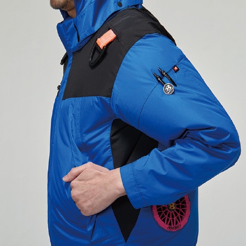 バートル AC1196 エアークラフト ファン付き長袖ブルゾン ポリエステル