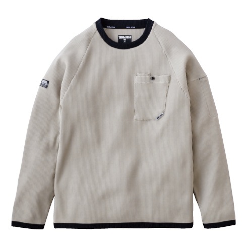 寅壱 9285-617 長袖クルーネックTシャツ 秋冬 ドライ 速乾性 UVカット