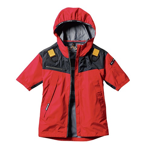 (19) 4つ穴空調服 バートル AC1096 カーディナル 3L 19) 4つ穴空調服 バートル AC1096 カーディナル 3L バートル