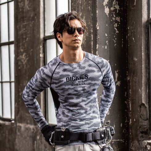 ディッキーズ Dickies D-2188 ウォームパワーサポート長袖