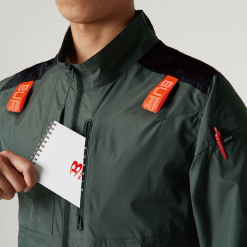 バートル空調服AC2016 フルセット ミルスグリーン バートル AC2016 ミルスグリーン L | 作業着・作業服・安全靴