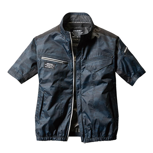 バートル AC2066 空調服 半袖 XL ネイビー サイドファン バートル