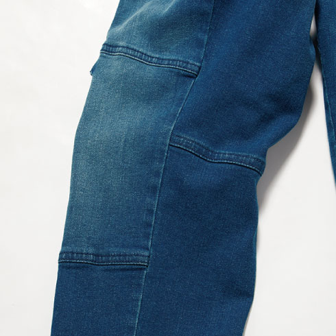寅壱 8950-219 カーゴパンツ オールシーズン デニム ストレッチ