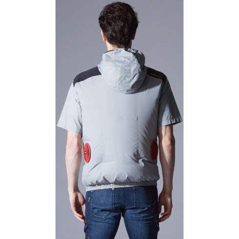 空調服 74260 Z-DRAGON 自重堂 空調服半袖ブルゾン フード付き