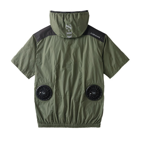 空調服 74260 Z-DRAGON 自重堂 空調服半袖ブルゾン フード付き