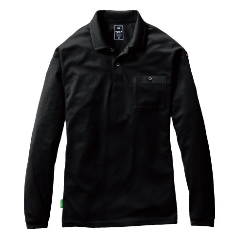 BATONER 青 長袖ポロシャツ 4.4オンスドライ長袖ポロシャツ(ポケット付)[トムス/00335-ALP