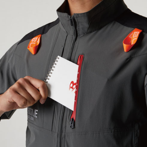 バートル AC2006 半袖ファン付き作業服セット BURTLE ファン