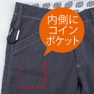 ディッキーズ Dickies D-1113 ストレートパンツ スラックス ピン