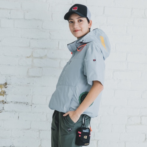 バートル AC2056 エアークラフト 半袖ブルゾン サイドファン フル