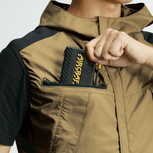 バートル サイドファン空調服 ベスト AC2024 ＋22Vバッテリー