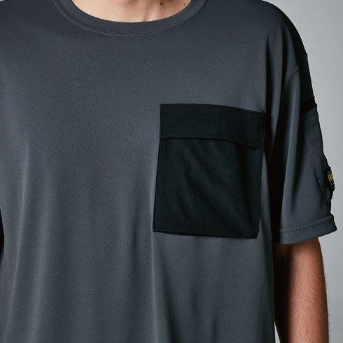 TSデザイン 5535 半袖ドライTシャツ オールシーズン ストレッチ 吸汗速