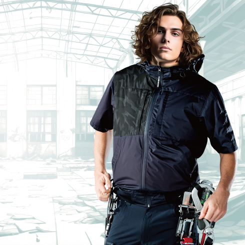 【新品】自重堂　空調服　LISUPERJ、FANCB2BJセット 空調服 74400 ファンバッテリーセット(最大7.2V) LISUPERJ