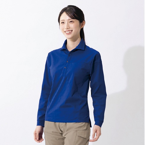 CLESSTE 長袖ポロシャツ AITOZ | AZ-50019 長袖ポロシャツ |春夏 - 作業服・ビジネス仕事着の