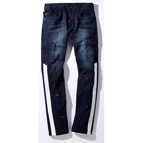 Jawin 自重堂 Jichodo 52902 カーゴパンツ 秋冬 ストレッチ デニム