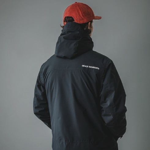 グレースエンジニアーズ GE-751 ブリザードシェルジャケット 防風 防水