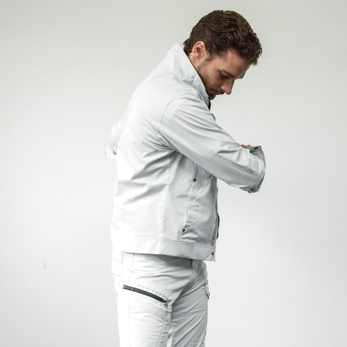 桑和 SOWA 3088-00 長袖ブルゾン ジャケット 春夏 ストレッチ 消臭