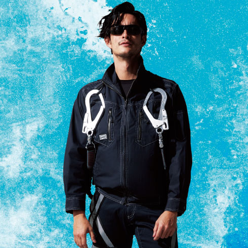 空調服 74110 ファンバッテリーセット(最大7.2V) LISUPERJ FANCB2BJ Z