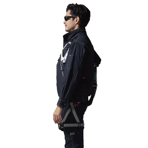 空調服 74110 ファンバッテリーセット(最大7.2V) LISUPERJ FANCB2BJ Z