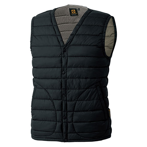 CO-COS コーコス Vネックベスト 秋冬用 G-399 1 ネイビー SS コーコス信岡 CO-COS G-399 防寒 防寒着 Vネックベスト 秋冬 撥水加工