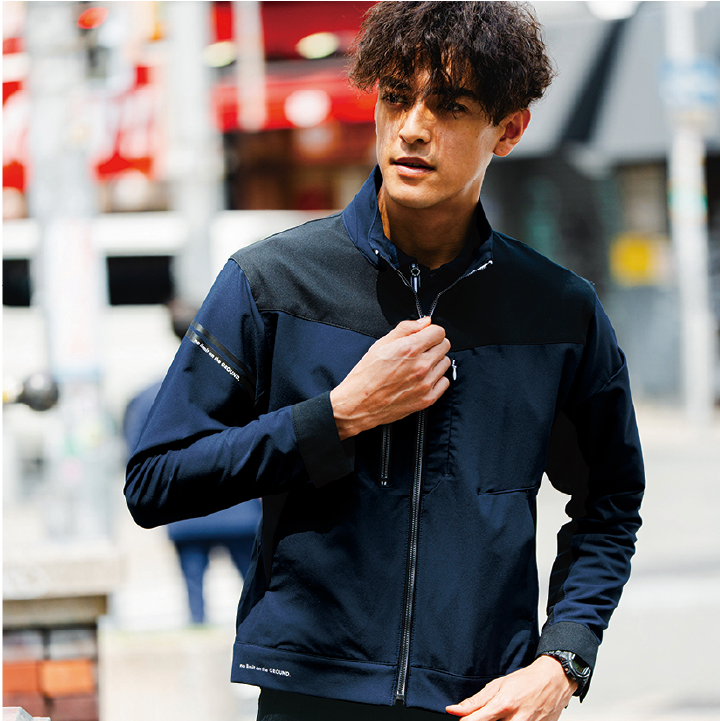 桑和 SOWA 8042-00 長袖ブルゾン ストレッチ 野帳対応 ポリエステル100