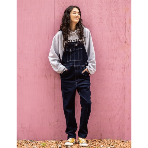 ディッキーズ Dickies D-689 サロペット 秋冬 ストレッチ ユニセックス