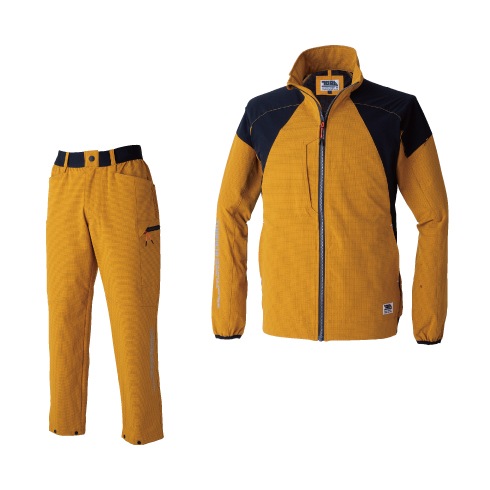 【美品】cowden ワークジャケット&ワークパンツ セット M 寅壱 9224-124 9224-211 ワークジャケット カーゴテーパードパンツ