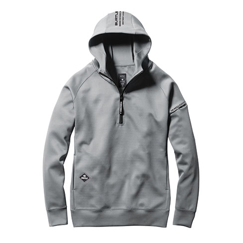 バートル 4067 ハーフジップフーディ 秋冬 オールシーズン 吸汗速乾