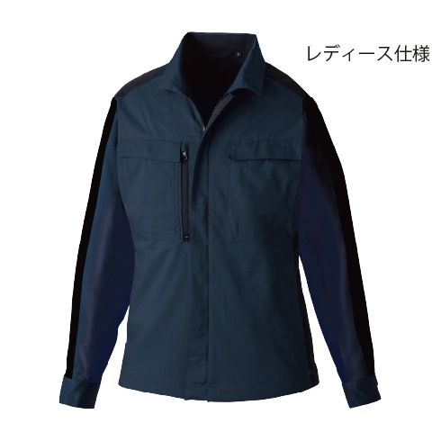桑和 9528-10 長袖ブルゾン 春夏 JIST8118適合 ストレッチ 消臭