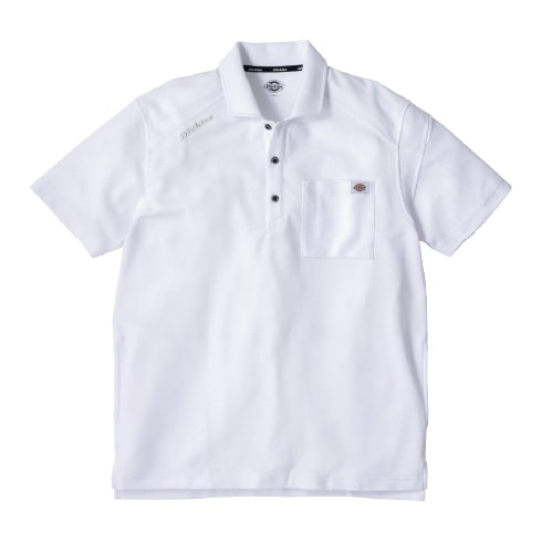 ディッキーズ Dickies D-6117 T/C鬼鹿の子 半袖ポロ 接触冷感 UVカット 高