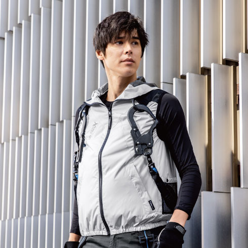 空調服 ファン・バッテリーフルセット(最大25V) XS25011 ベスト