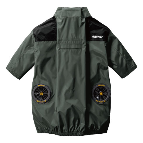 バートル AC2016 半袖ファン付き作業服セット ファン