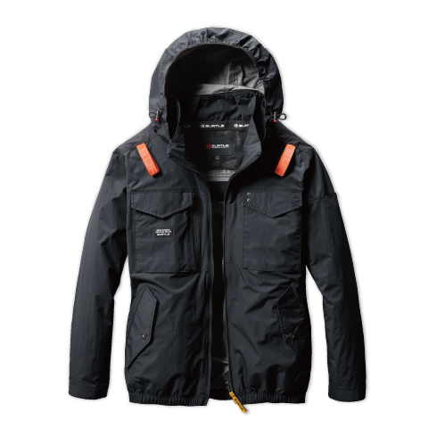 新品 バートル フルセット 作業服 空調服 AC09-1 AC1156 XL 黒 バートル AC1156-SET（スターターセット）｜空調服・EFウェア