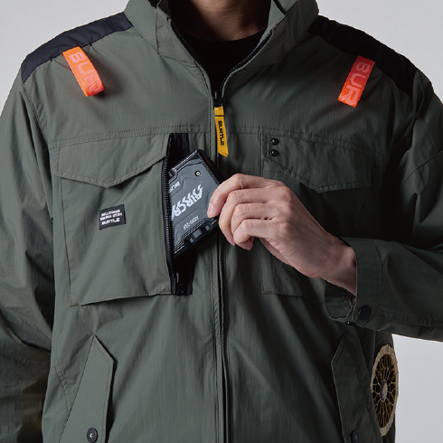 SR-40 ハードウェアマニュアル バートル AC1154 ベスト ファン付き作業服セット BURTLE ファン