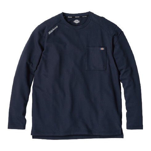 ディッキーズ Dickies D-6018 T/C鬼鹿の子 長袖Tシャツ 接触冷感 UVカット