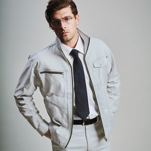 Jawin 57100 57102 上下セット 長袖ブルゾン カーゴパンツ ストレッチ