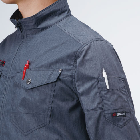 バートル AC7141 長袖ファン付き作業服セット ファン・バッテリーフル