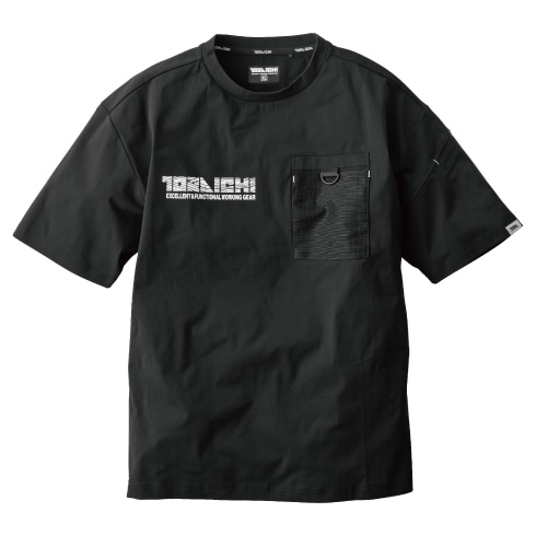 そのページ①　ラボ服　らぼ服　ハンドメイド　服　5/30出品③ 寅壱 5955-618 半袖クルーネックTシャツ 吸汗速乾 UVカット 消臭テープ