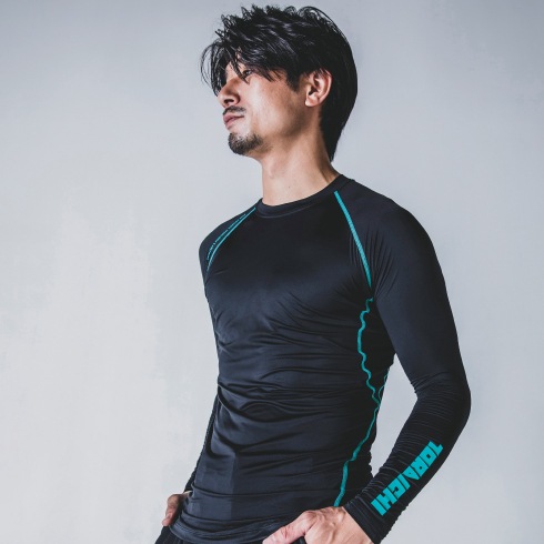 寅壱 7996-617 長袖クルーネックTシャツ 吸汗速乾 接触冷感 UVカット