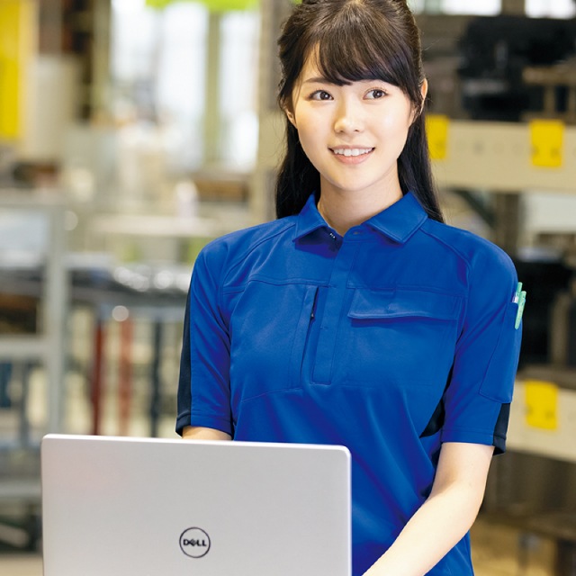 アイトス AITOZ AZ-10614 半袖ポロシャツ ストレッチ JIS帯電