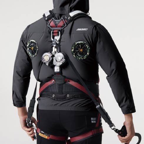 予約販売】バートル AC2034 エアークラフト ベスト ファン・バッテリー